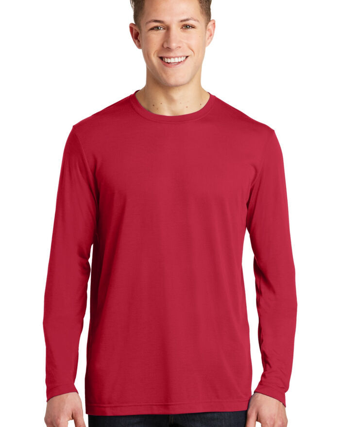 Long Sleeve PosiCharge ® Competitor Cotton Touch Tee Thumbnail