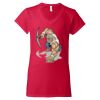 Softstyle® Women’s V-Neck T-Shirt Thumbnail